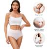imagevoenxe High Waisted Underwear for WomenCotton Ladies PantiesBreathable Soft Full Coverage BriefsComfy Underpants4 PackAssorted