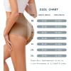 imagevoenxe High Waisted Underwear for WomenCotton Ladies PantiesBreathable Soft Full Coverage BriefsComfy Underpants4 PackNude