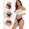 imagevoenxe Seamless High Waisted Women Underwear ThongsNo Show High Rise Panties ThongBreathable Comfortable Sports Tanga PackBasic