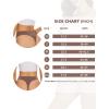 imagevoenxe Seamless High Waisted Women Underwear ThongsNo Show High Rise Panties ThongBreathable Comfortable Sports Tanga PackCoffee