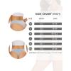 imagevoenxe Seamless High Waisted Women Underwear ThongsNo Show High Rise Panties ThongBreathable Comfortable Sports Tanga PackGray