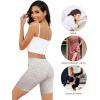 imagevoenxe Women Cotton Boy Shorts UnderwearLady Boxers BriefsHigh Waist Anti Chafing BoyShortSoft Long Leg Biker Panty4 PackAssorted