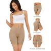 imagevoenxe Women Cotton Boy Shorts UnderwearLady Boxers BriefsHigh Waist Anti Chafing BoyShortSoft Long Leg Biker Panty4 PackNude