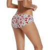 imagevoenxe Women Seamless Hipster UnderwearBreathable Ladies Panties BikiniNo Show BriefsComfortable Undies for Women 5PackA5 Pack Floral Design