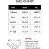 imagevoenxe Women Seamless Hipster UnderwearBreathable Ladies Panties BikiniNo Show BriefsComfortable Undies for Women 5PackB5 Pack Pattern Design