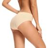 imagevoenxe Women Seamless Hipster UnderwearBreathable Ladies Panties BikiniNo Show BriefsComfortable Undies for Women 5PackC5 Pack Basics