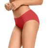 imagevoenxe Women Seamless Hipster UnderwearBreathable Ladies Panties BikiniNo Show BriefsComfortable Undies for Women 5PackCoffee