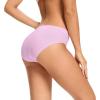 imagevoenxe Women Seamless Hipster UnderwearBreathable Ladies Panties BikiniNo Show BriefsComfortable Undies for Women 5PackF5 Pack Bright Color