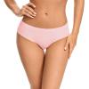 imagevoenxe Women Seamless Hipster UnderwearBreathable Ladies Panties BikiniNo Show BriefsComfortable Undies for Women 5PackF5 Pack Bright Color