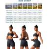 imagevoenxe High Waisted Women Yoga ShortsSpandex Biker Cycling Short Leggings for Ladies Running Fitness Gym WorkoutSoft2 PackBlack