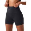 imagevoenxe High Waisted Women Yoga ShortsSpandex Biker Cycling Short Leggings for Ladies Running Fitness Gym WorkoutSoft2 PackBlack