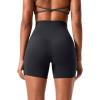 imagevoenxe High Waisted Women Yoga ShortsSpandex Biker Cycling Short Leggings for Ladies Running Fitness Gym WorkoutSoft2 PackBlackgreen
