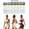 imagevoenxe High Waisted Women Yoga ShortsSpandex Biker Cycling Short Leggings for Ladies Running Fitness Gym WorkoutSoft2 PackBlacknude