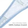 imagevoenxe Seamless Lace Thongs for Women No Show Thong UnderwearLady Breathable Comfort Panty Soft Laser Cut UndieTanga5PackFloral