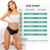 imagevoenxe Seamless Women Underwear ThongsHigh Waisted No Show Ladies PantiesBreathable Comfortable Hi Rise Cut Undies5PackBlack