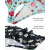 imagevoenxe Seamless Women Underwear ThongsHigh Waisted No Show Ladies PantiesBreathable Comfortable Hi Rise Cut Undies5PackFloral