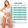 imagevoenxe Seamless Women Underwear ThongsHigh Waisted No Show Ladies PantiesBreathable Comfortable Hi Rise Cut Undies5PackNude