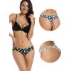 imagevoenxe Seamless Women Underwear ThongsNo Show Ladies ThongNo Line Workout Breathable Comfortable PantiesSoft Undies5PackA5 Pack Floral Design