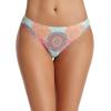 imagevoenxe Seamless Women Underwear ThongsNo Show Ladies ThongNo Line Workout Breathable Comfortable PantiesSoft Undies5PackB5 Pack Pattern Design