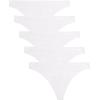 imagevoenxe Seamless Women Underwear ThongsNo Show Ladies ThongNo Line Workout Breathable Comfortable PantiesSoft Undies5PackH5 Pack White