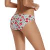 imagevoenxe Women Bikini UnderwearSeamless Breathable Ladies PantiesNo Show Comfortable Briefs Undies for WomenHipster5PackA5 Pack Floral Design