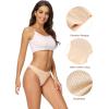 imagevoenxe Women Bikini UnderwearSeamless Breathable Ladies PantiesNo Show Comfortable Briefs Undies for WomenHipster5PackC5 Pack Apricot