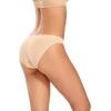 imagevoenxe Women Bikini UnderwearSeamless Breathable Ladies PantiesNo Show Comfortable Briefs Undies for WomenHipster5PackC5 Pack Apricot