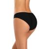 imagevoenxe Women Bikini UnderwearSeamless Breathable Ladies PantiesNo Show Comfortable Briefs Undies for WomenHipster5PackF5 Pack Black