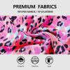 imagevoenxe Women Bikini UnderwearSeamless Breathable Ladies PantiesNo Show Comfortable Briefs Undies for WomenHipster5PackG5 Pack Leopard Print