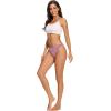 imagevoenxe Women Bikini UnderwearSeamless Breathable Ladies PantiesNo Show Comfortable Briefs Undies for WomenHipster5PackG5 Pack Leopard Print