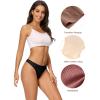 imagevoenxe Women Bikini UnderwearSeamless Breathable Ladies PantiesNo Show Comfortable Briefs Undies for WomenHipster5PackI5 Pack Coffee