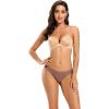 imagevoenxe Women Bikini UnderwearSeamless Breathable Ladies PantiesNo Show Comfortable Briefs Undies for WomenHipster5PackI5 Pack Coffee