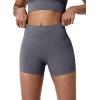 imagevoenxe Women Workout ShortsHigh Waisted Yoga Biker ShortSpandex No Front Seam Sports Gym Running Exercise Soft Short2 PackGraypink