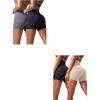 imagevoenxe Women Yoga Shorts 2 Pack and 2 Pack High Waisted Women Yoga Shorts