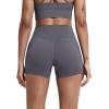 imagevoenxe Women Yoga Shorts 2 Pack and 2 Pack High Waisted Women Yoga Shorts