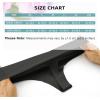 imagevoenxe Seamless Women Underwear ThongLow Rise No Show Ladies PantiesV Waist Cut No Line Breathable Brief Comfortable 5PackBlack