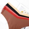 imagevoenxe Seamless Women Underwear ThongLow Rise No Show Ladies PantiesV Waist Cut No Line Breathable Brief Comfortable 5PackCoffee