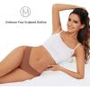 imagevoenxe Seamless Women Underwear ThongLow Rise No Show Ladies PantiesV Waist Cut No Line Breathable Brief Comfortable 5PackCoffee