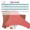 imagevoenxe Seamless Women Underwear ThongLow Rise No Show Ladies PantiesV Waist Cut No Line Breathable Brief Comfortable 5PackCoffee