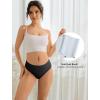 imagevoenxe Seamless Women Underwear ThongsHigh Waisted Ladies No Show Panties LineInvisible Comfy Workout UndiesSoft5PackBasics