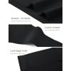 imagevoenxe Seamless Women Underwear ThongsBlack Ladies Workout No Show PantiesInvisible Comfortable Athletic Gym UndiesSoftMicrofiber Woman Sport Running Panty 5Pack