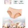 image:imagevoenxe Cotton Underwear Women Hipster Brief PantiesBreathable Womens Full Coverage BikiniSoft Workout Ladies Undies5 PackVintage