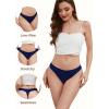 image:imagevoenxe Seamless Thongs for WomenNo Show Ladies UnderwearInvisible Comfortable PantiesLow Rise Gym Workout Undies5 PackBasic
